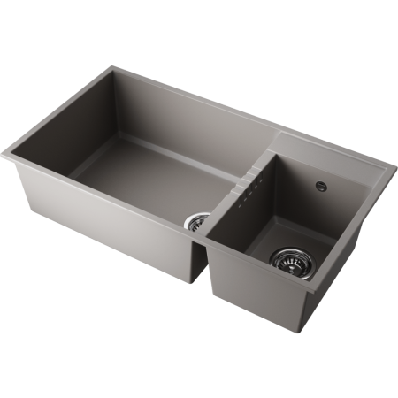 Кухонная мойка Omoikiri Tedori 85-2-U-GR Tetogranit/leningrad grey 4993542