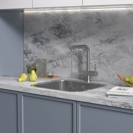 Кухонная мойка Reflexion Orta RX2449SS полированная сталь