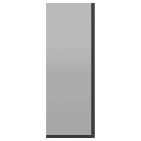 Стеклянная перегородка, шторка на борт ванны Reflexion RX14050TBL-04 140х50см фиксированная, тонированное закаленное стекло 8мм, черный профиль