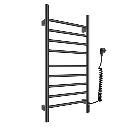 Полотенцесушитель электрический WONZON & WOGHAND, Темный графит (WW-AL409-GM)