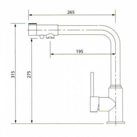 Cмеситель для мойки Kaiser Teka 13044-10