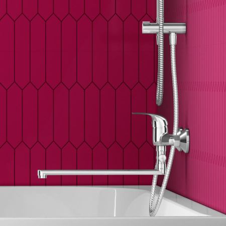 D1109500 Stark Смеситель для ванны и душа AM.PM с длинным изливом