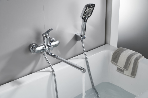 Смеситель для ванны Shevanik S8522, хром