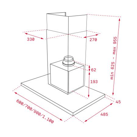 Кухонная вытяжка TEKA DLH 986T 40487182