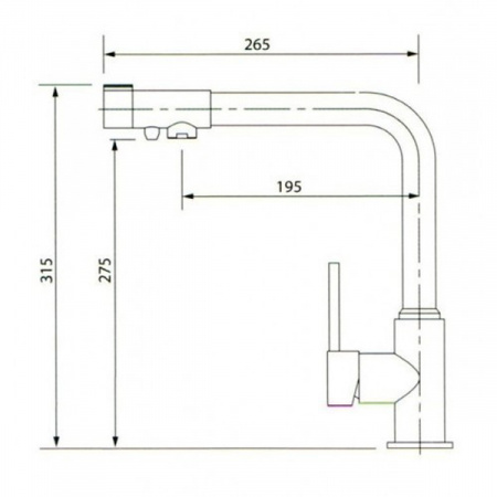 Cмеситель для мойки Kaiser Teka 13044-9