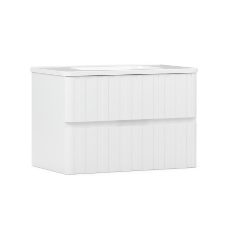 Тумба под умывальник Belux подвесная Осло 80-02 Белый матовый