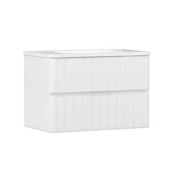 Тумба под умывальник Belux подвесная Осло 80-02 Белый матовый