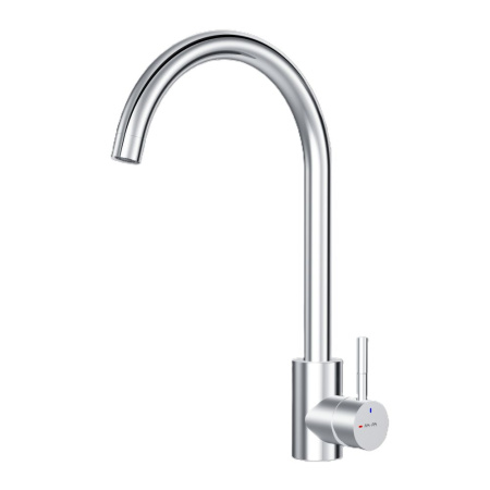 F85B07100 X-Joy S, Смеситель для кухни AM.PM с С-изливом, хром
