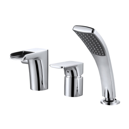 Смеситель на борт ванны D&K Berlin DA1434201, хром