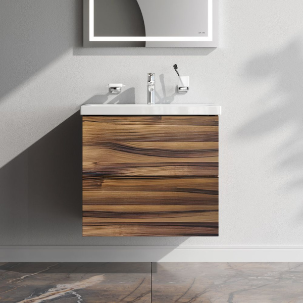 M90FHX0602HF Gem База под раковину AM.PM, подвесная, 60 см, 2 ящика, орех