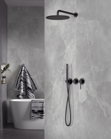 Встраиваемая душевая система TIMO Saona SX-2349/03SM, черный