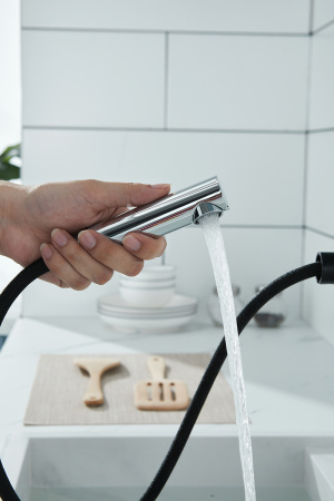 Смеситель для кухни Paulmark KASSEL Ka214311-401(AN), антрацит