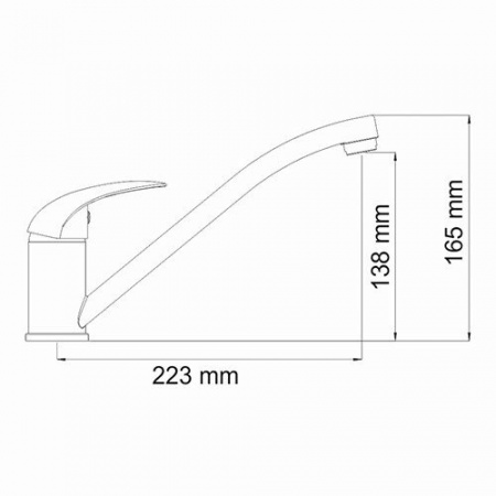 Смеситель для мойки Wasserkraft Isen 2607