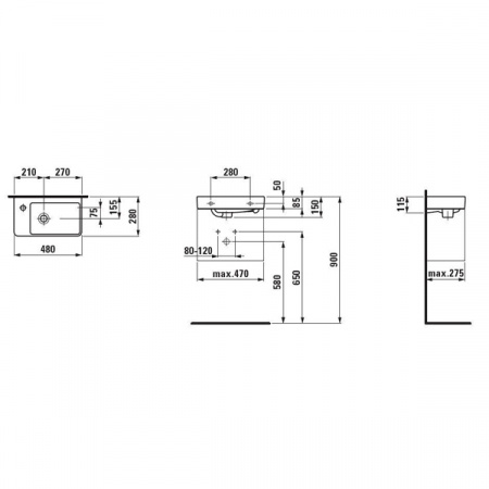 Раковина Laufen 8159550001041