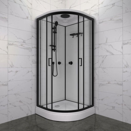 Душевая кабина Тритон Щ0000071582  Прайм-Блэк 90*90 А