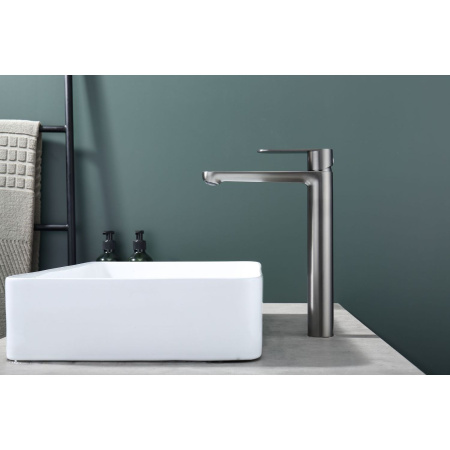 Смеситель для раковины Splenka S222.15.09, графит