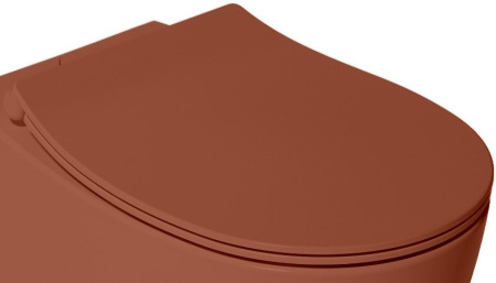 Сиденье для унитаза ISVEA Sentimenti Neo с крышкой с микролифтом терракотовый матовый 40D80548I-S