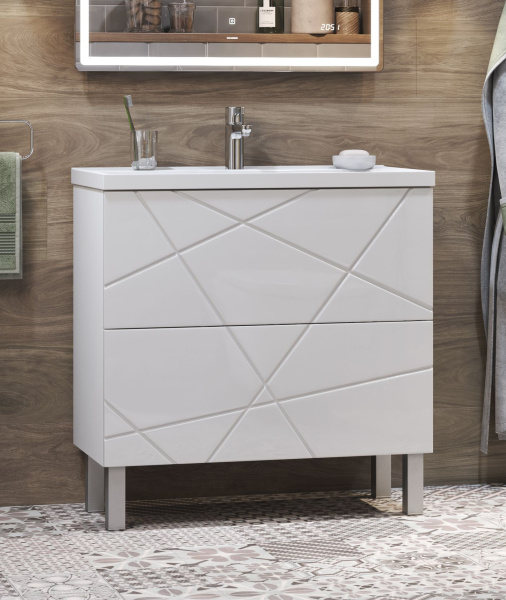 Тумба под раковину напольная VIGO Geometry tn.GEO.9696.80.2Y, 80 см