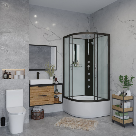 Душевая кабина Niagara Classic NG-3301-14 (90х90х215) средний поддон(26см),стекло матовое