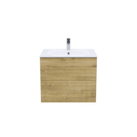 Тумба с умывальником IDDIS Bild подвесная, 60 см, дуб светлый (BIL60V0i95K)