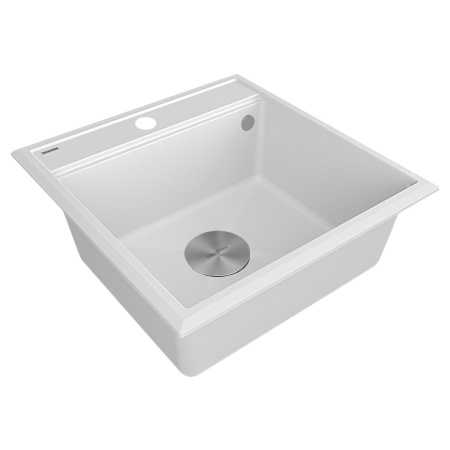 Мойка Paulmark STEPIA 50 PM115051-WH 510х500х190 мм, IT-GRANIT, белый