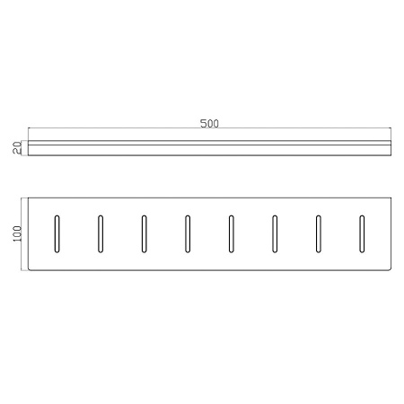 Полка для ванной WONZON & WOGHAND, Черный (WW-9127-BL)