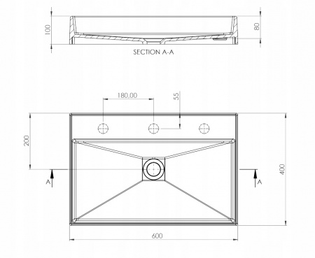 Умывальник Deante Correo CQR NU6S