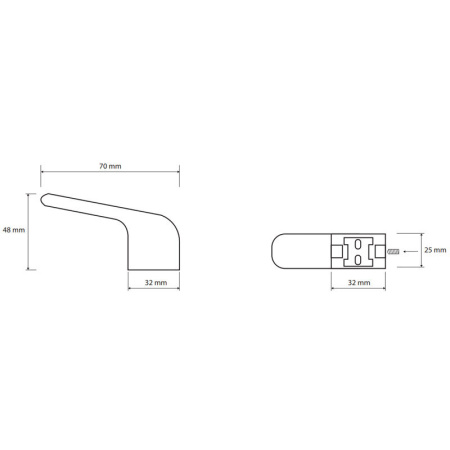 Крючок для одежды Bemeta VIA 102306172