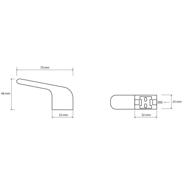 Крючок для одежды Bemeta VIA 102306172
