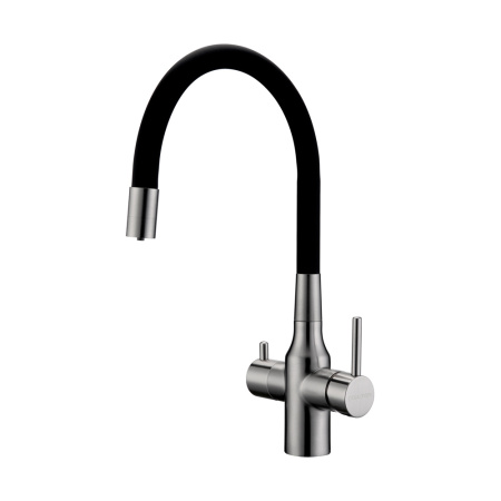 Смеситель для кухни Paulmark SALIX Sa213419-NI, никель