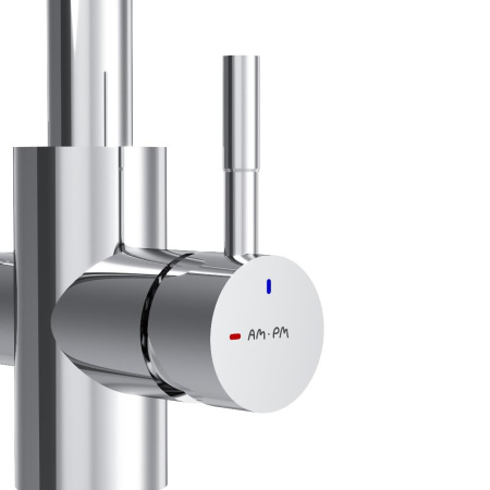 F85B05700 X-Joy S, Смеситель для кухни AM.PM с L-изливом с каналом для питьевой воды, хром