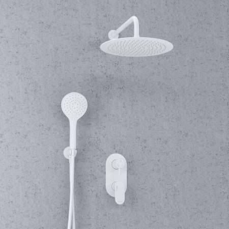 A85155 Встраиваемый комплект для душа WasserKRAFT с верхней душевой насадкой и лейкой