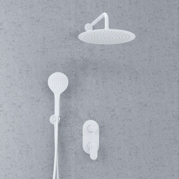 A85155 Встраиваемый комплект для душа WasserKRAFT с верхней душевой насадкой и лейкой