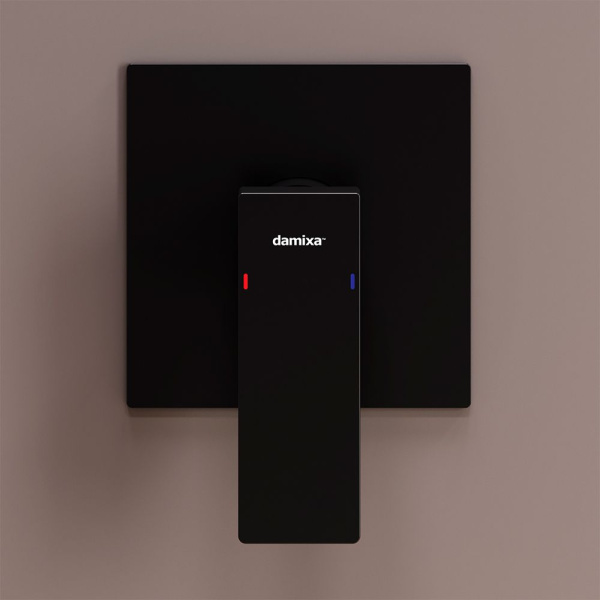 537500300 Gala Смеситель для душа Damixa монтируемый в стену, чёрный