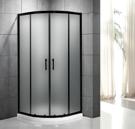 Душевой уголок Roxen Santi 55020-90BC 90x90 матовое стекло/профиль черный