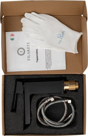 Cмеситель для раковины FILARETE Fing FL5040 (Черный матовый)