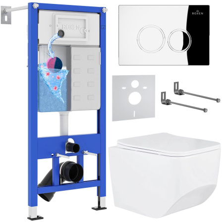 Комплект 6 в 1 Roxen StounFix Dual Fresh 518414 (состоит из: 710200, Santi 410260CH, 530145-01)