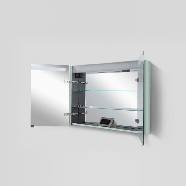 Зеркальный шкаф AM.PM Sensation M30MCX1001GG с подсветкой 100 см, мятный