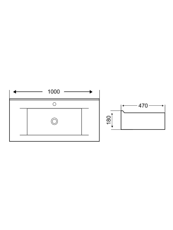 Раковина врезная WeltWasser WW SK DEILBACH 7508-100