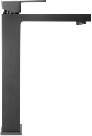 Cмеситель для раковины Высокий Hansberge H2070 Графит