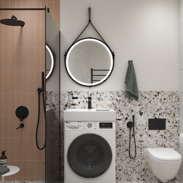 Раковина Reflexion Tetra для установки над стиральной машиной (60x50 см)