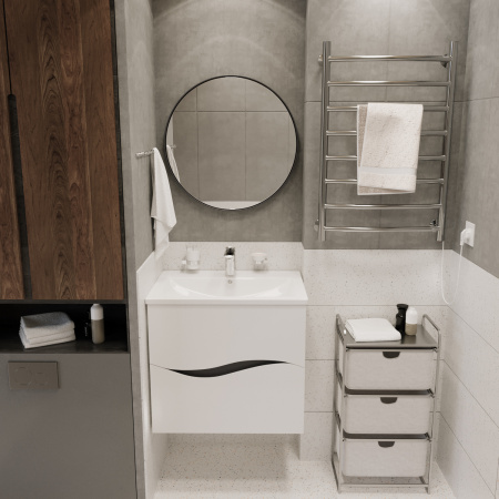 Тумба для ванной MIXLINE "Лайф-60" подвесная  под ум.Марго-60 (553031)