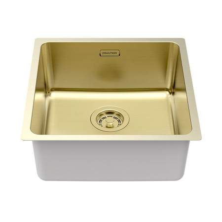 Мойка Paulmark YUNI 44 UNI YU44-LG 440х440х200 мм, нержавеющая сталь, светлое золото