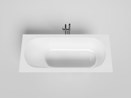 Ванна встраиваемая Salini ORNELLA KIT 180x80 покраска по RAL полностью, S-Stone, матовый 102422MF