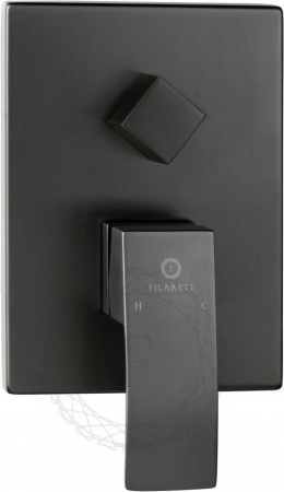 Душевая система скрытого монтажа FILARETE Waterfall FL1012 (Графит)