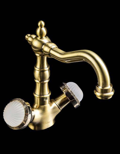 Смеситель для раковины Boheme Satine 312-ST Бронза