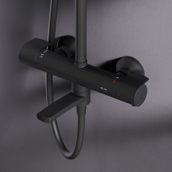 Душевая система AM.PM F0785A522 X-Joy с термостатом