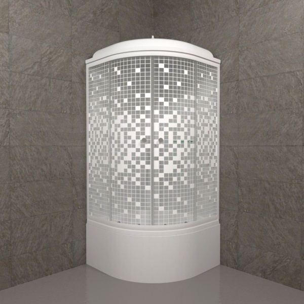 Душевая кабина Тритон Щ0000061834  Мозаика 90*90 Б (ДН4)