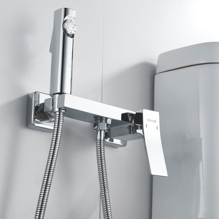 Гигиенический душ со смесителем Shevanik S4005-1, хром