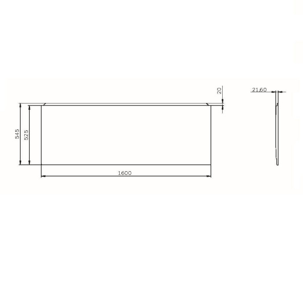 W94A-160-070W-P X-Joy панель фронтальная для ванны 160х70
